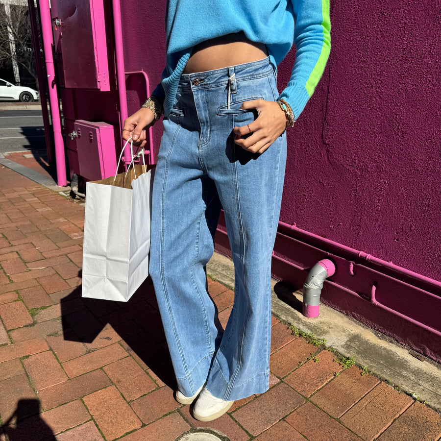 Kireina Charlie 70's Blue Jean