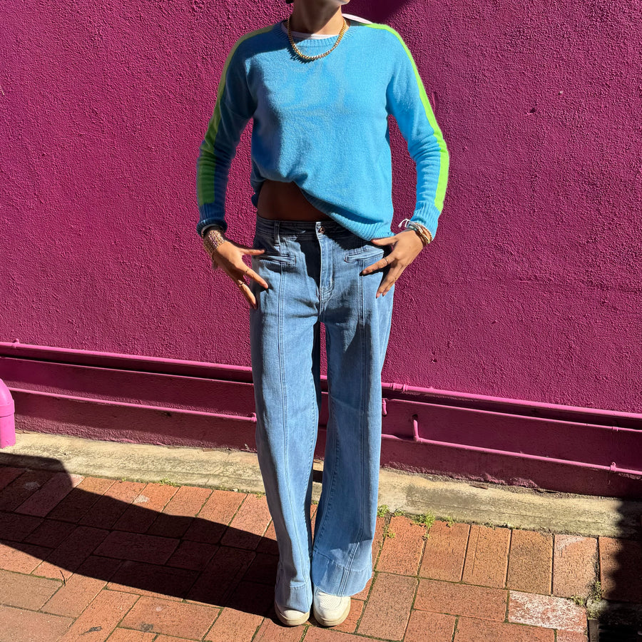 Kireina Charlie 70's Blue Jean