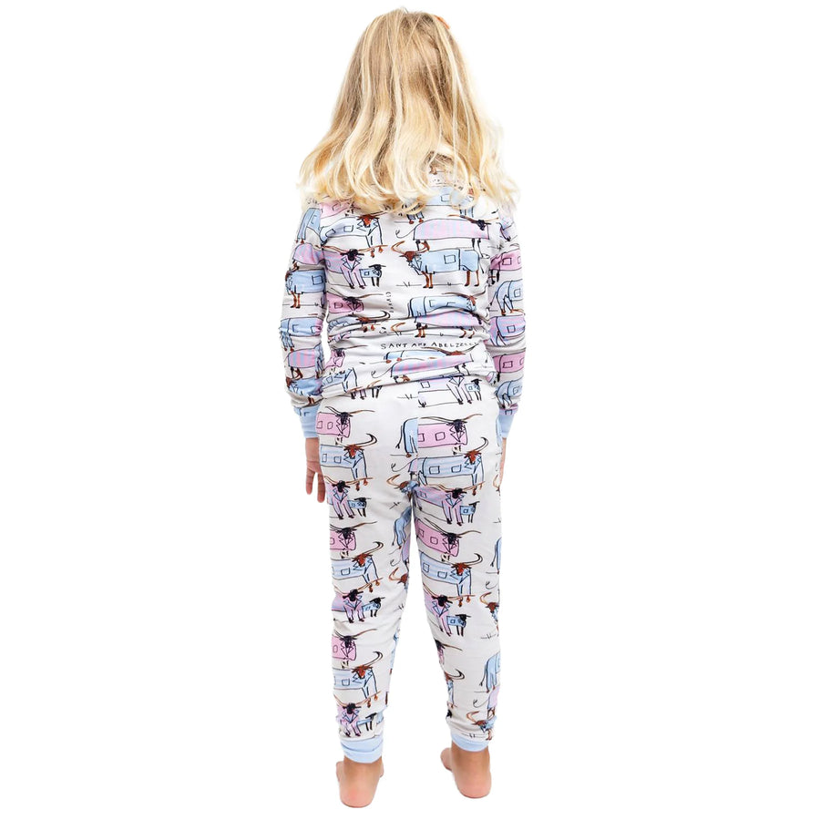 Donald Robertson X Sant & Abel Kid's Longhorn Long PJ Set