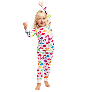Donald Robertson X Sant & Abel Kid's Drippy Lips Long PJ Set