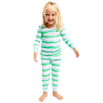 Donald Robertson X Sant & Abel Kid's Wild Stripes Long PJ Set