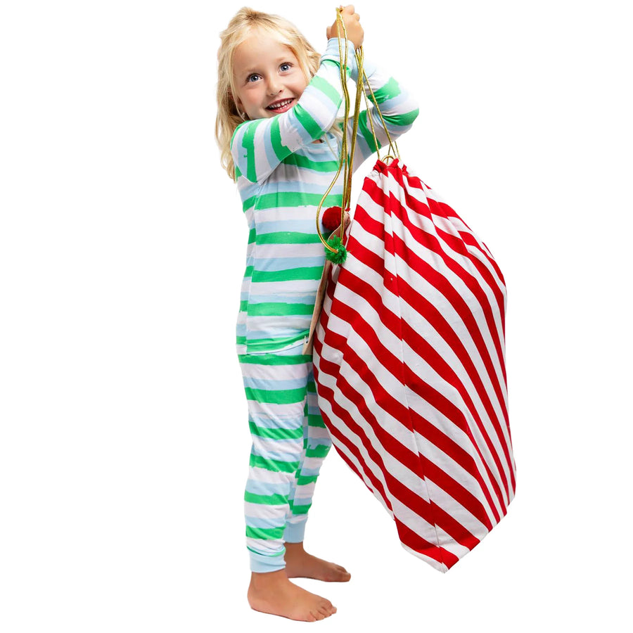 Donald Robertson X Sant & Abel Kid's Wild Stripes Long PJ Set