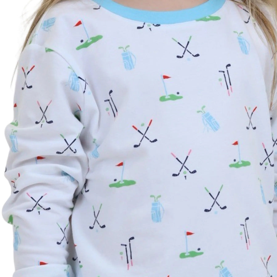 Kids Golf Long PJ Set