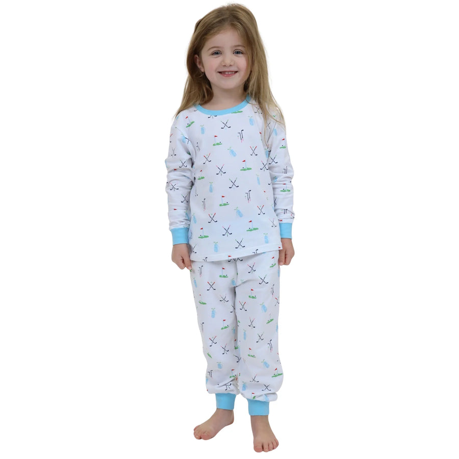 Kids Golf Long PJ Set