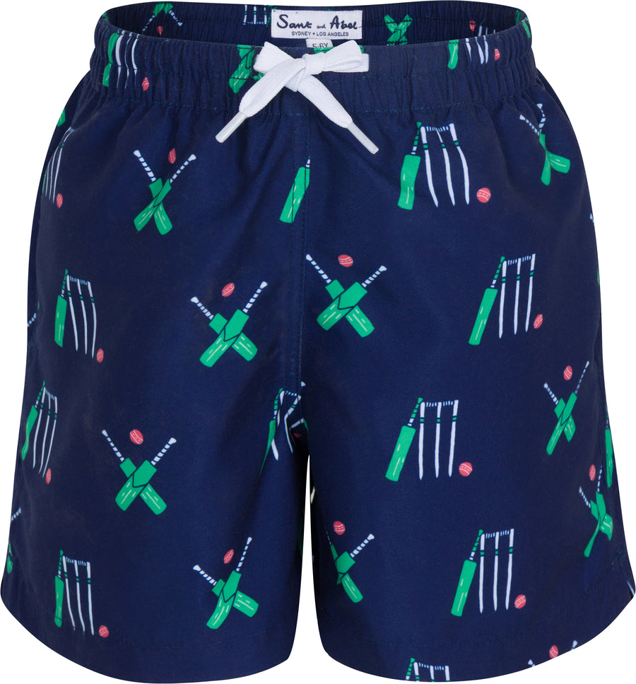 Men's Cricket Navy Swim Shorts