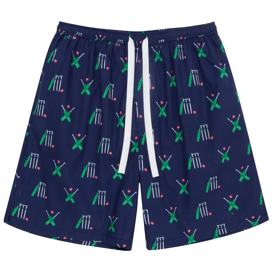 Men's Cricket Navy PJ Sleep Shorts