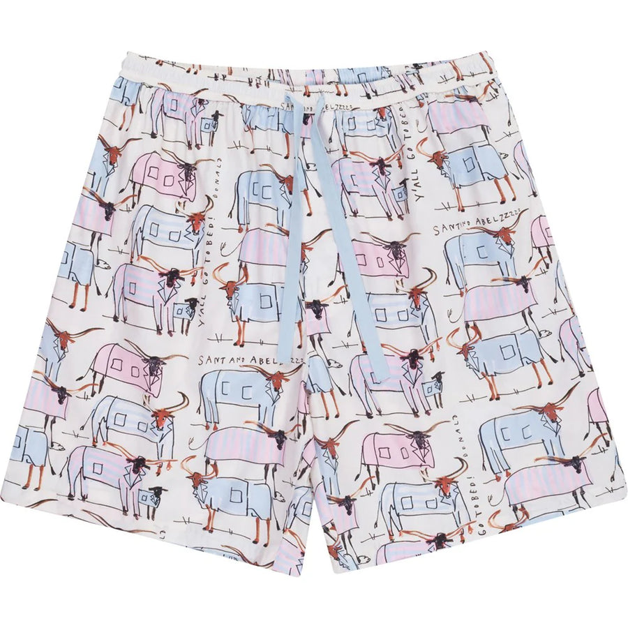 Donald Robertson X Sant & Abel Men's Longhorn Sleep Shorts