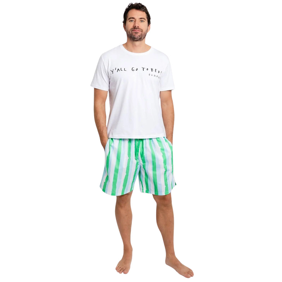 Donald Robertson X Sant & Abel Men's Wild Stripes Sleep Shorts