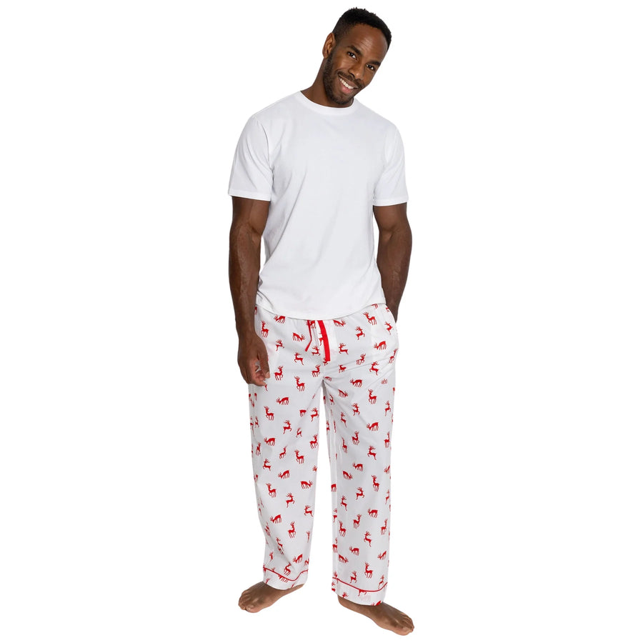 Men's Christmas Reindeer PJ Pants