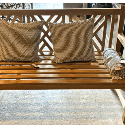 Teak Windsor Bench