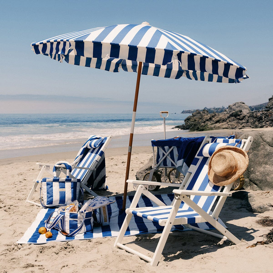Business & Pleasure Tommy Mediterranean Blue Stripe Chair