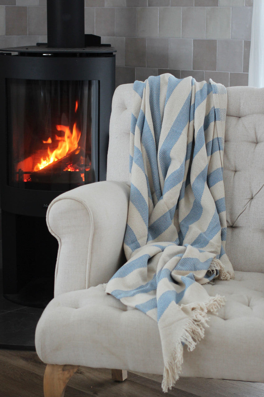 Coastal Stripe Throw