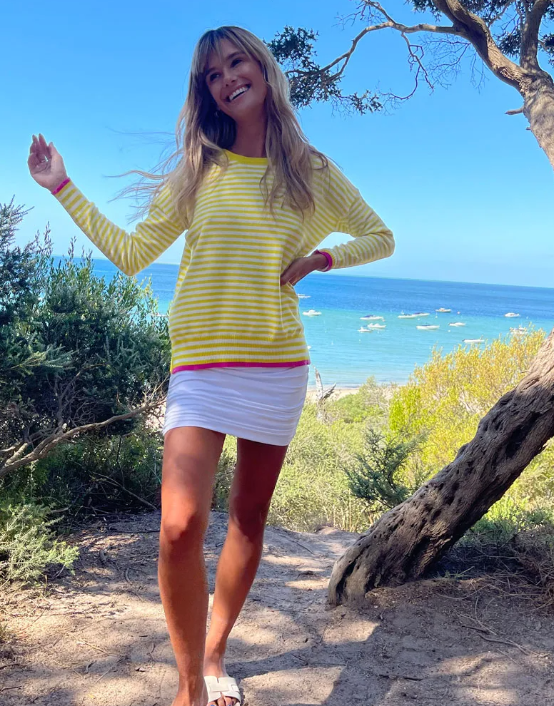 Fine Stripe Sweater
