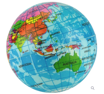 World Globe Stress Ball