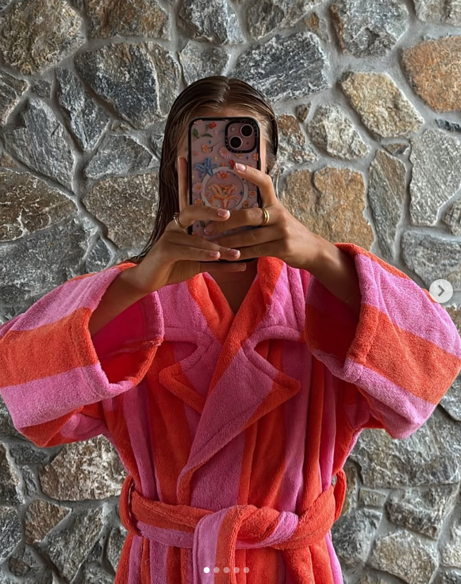 Hommey. Sherbet Stripes Robe