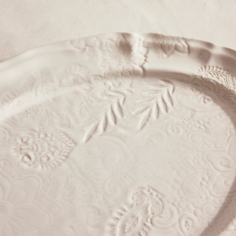 Portuguese Ceramic Large Oval Dish