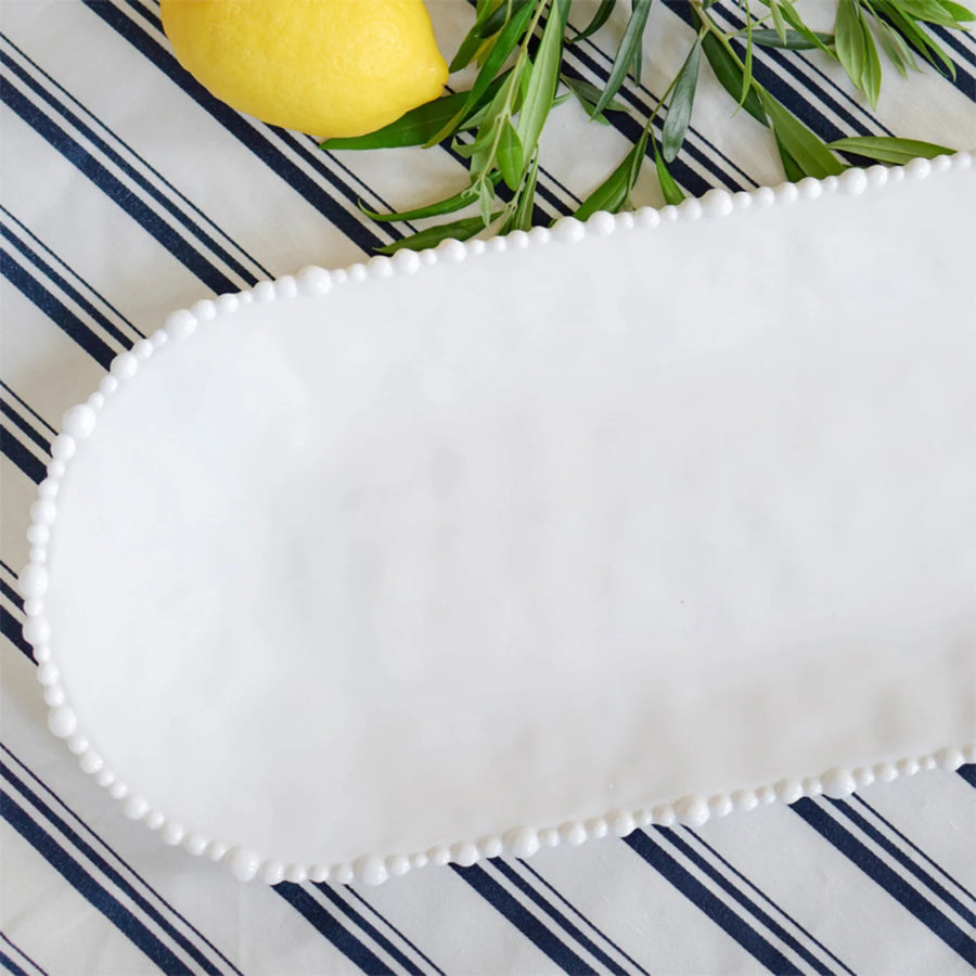 Large Melamine Pearl Platter