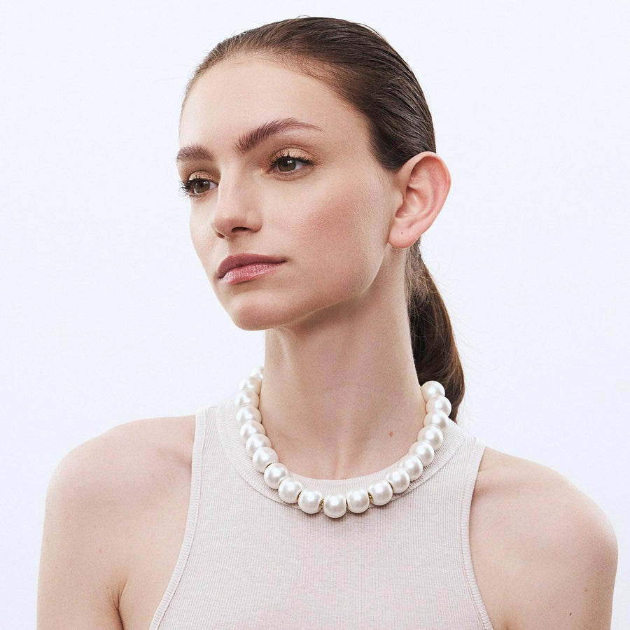 Round Pearl Necklace