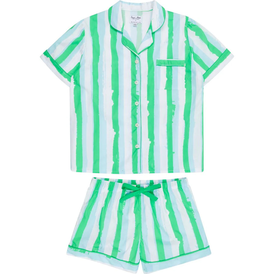Donald Robertson X Sant & Abel Women's Wild Stripes Short Set