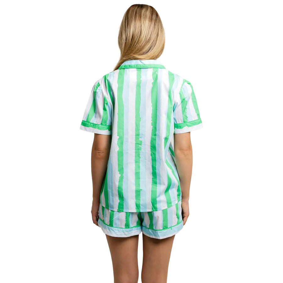 Donald Robertson X Sant & Abel Women's Wild Stripes Short Set