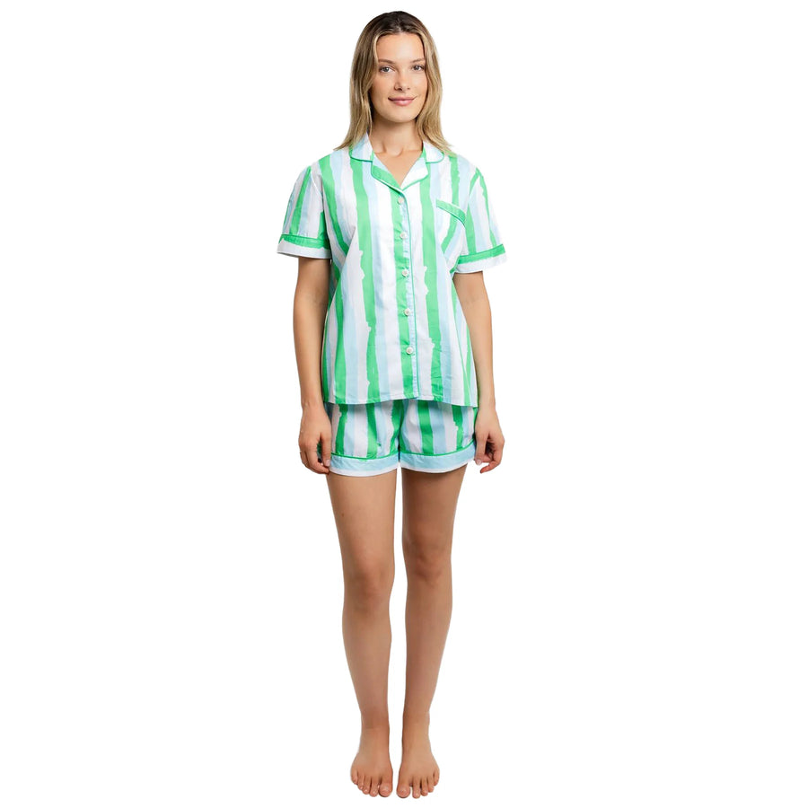 Donald Robertson X Sant & Abel Women's Wild Stripes Short Set