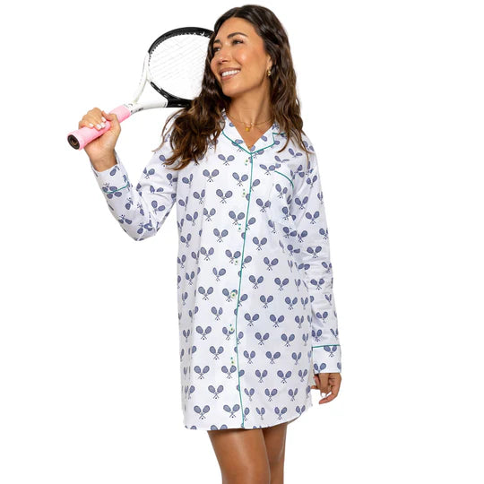 Women's Tennis Navy Night Shirt