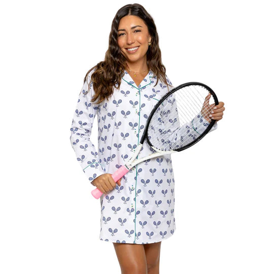 Women's Tennis Navy Night Shirt