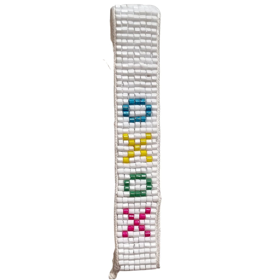 Smile/ XOXO Beaded Bracelet