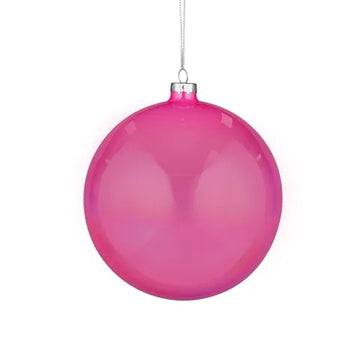 Hot Pink Glass Bauble