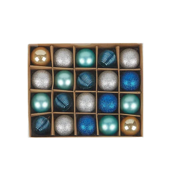 Mini Blue Baubles (Pack 20)