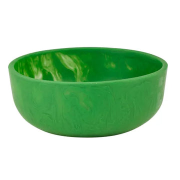 Emerald Resin Salad Bowl