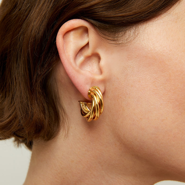 Gas Bijoux Atik Mini Hoop Earrings