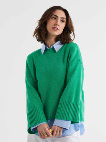 Wide Sleeve Knit Jumper