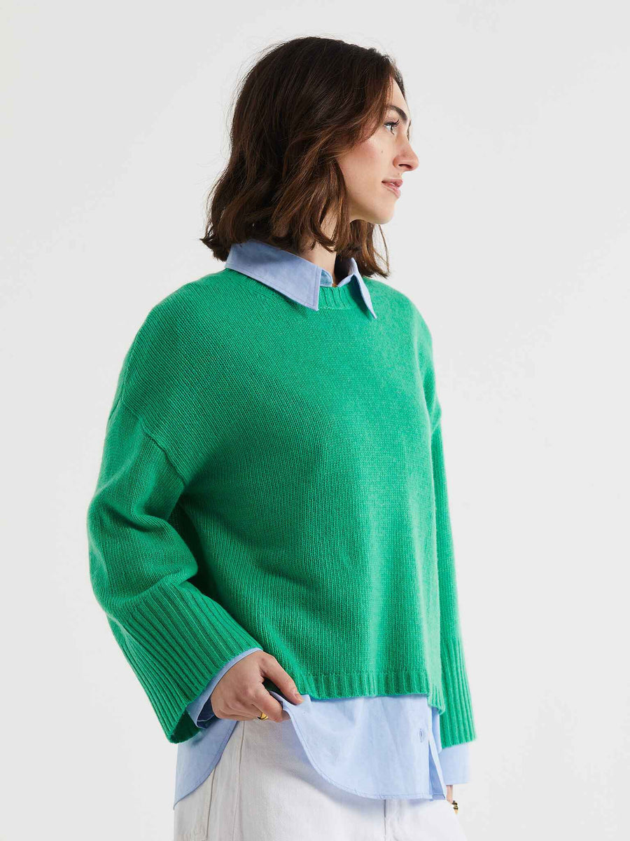 Wide Sleeve Knit Jumper