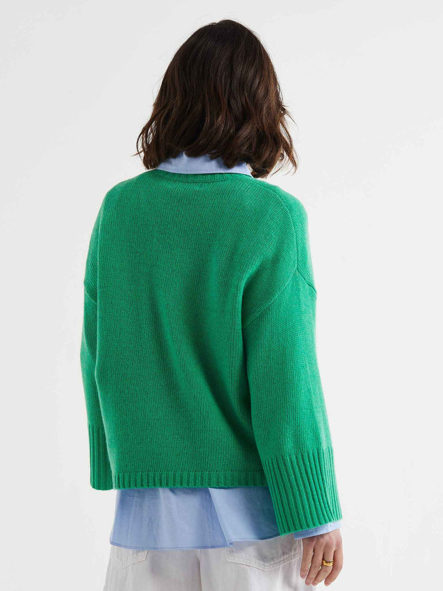 Wide Sleeve Knit Jumper