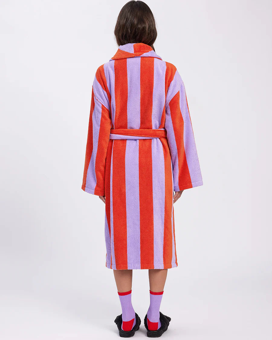 Hommey. Grapefruit Stripes Robe