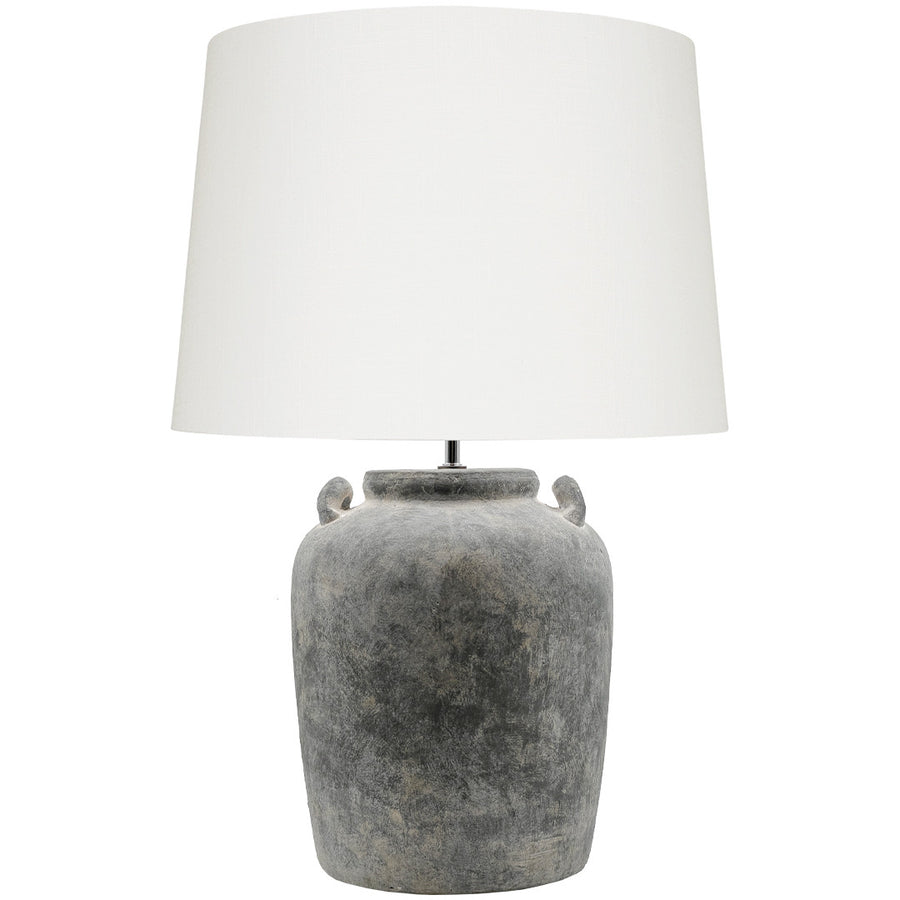 Industrial concrete look lamp