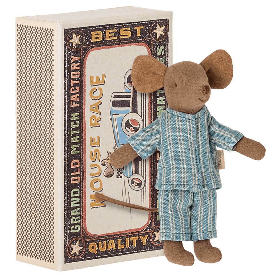 Maileg Big Sibling Mouse in Matchbox