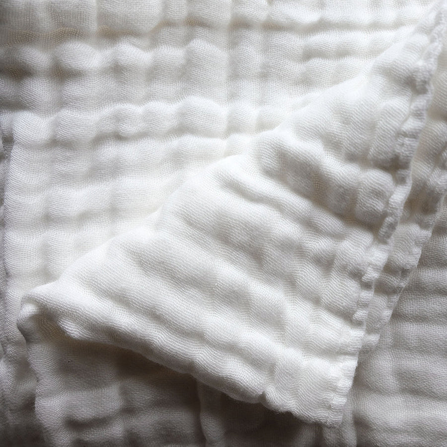 Undyed Organic Cotton Muslin Wrap