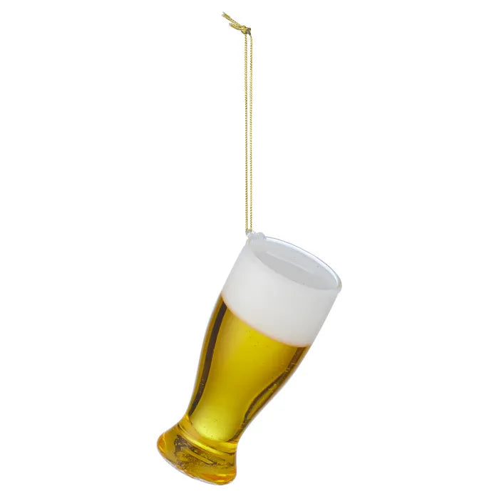 Glass Beer Pint Ornament