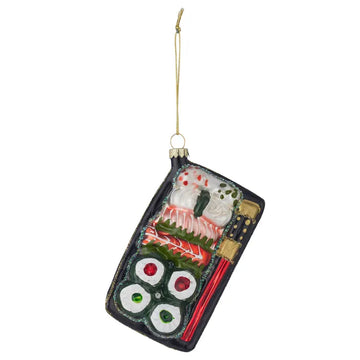 Glass Sushi Mix Ornament