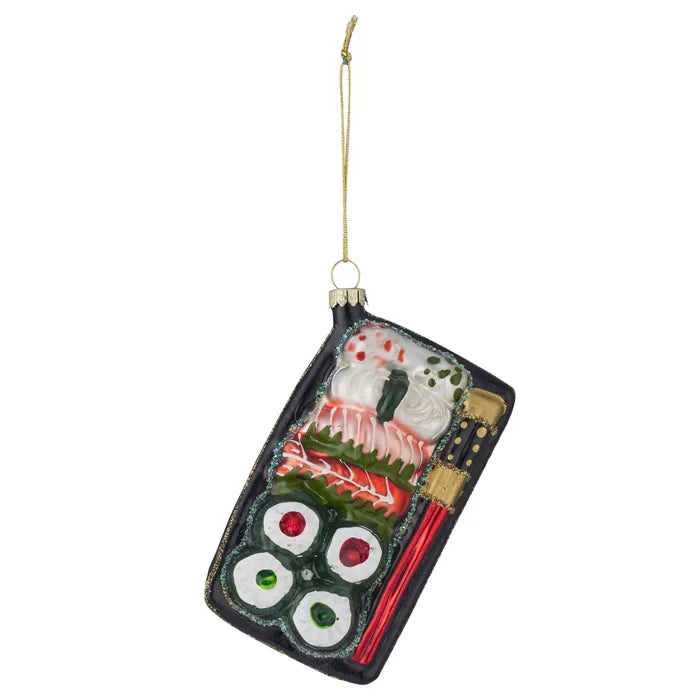 Glass Sushi Mix Ornament