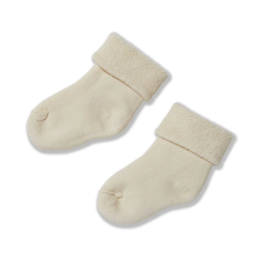 Undyed organic cotton 3 pack socks