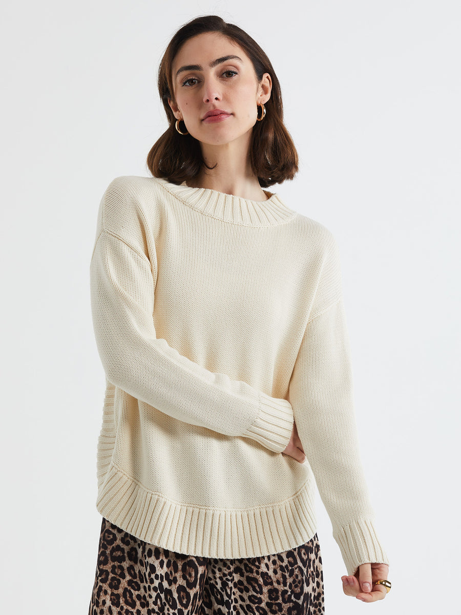 Chunky Mock Turtle Knit