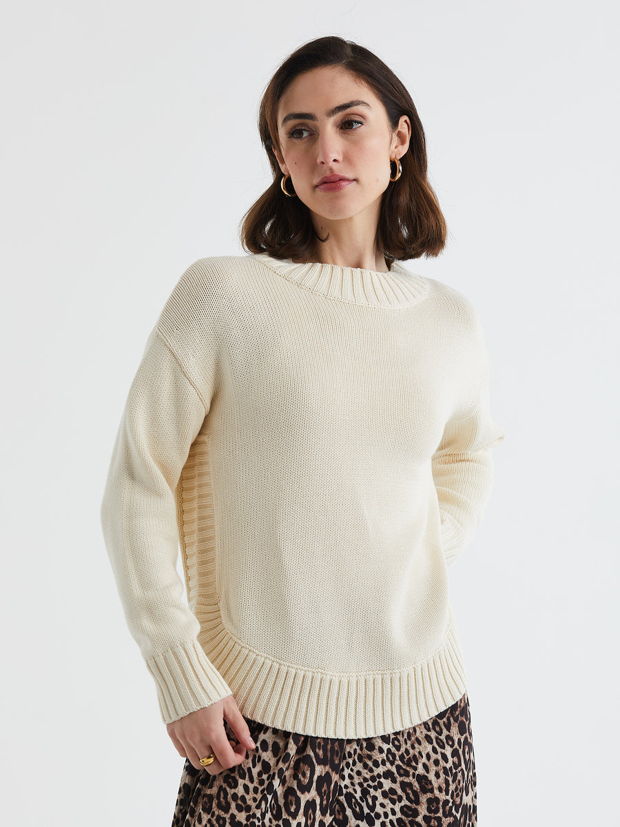 Chunky Mock Turtle Knit