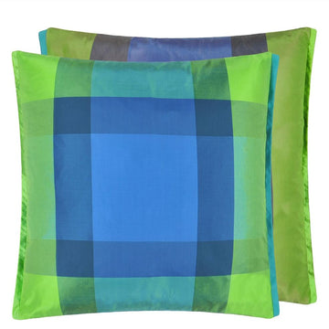 Designer's Guild Cobalt Silk Cushion