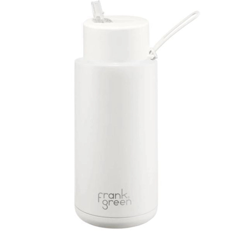 Frank Green Ceramic Reusable Bottle - 1000mL Straw Lid