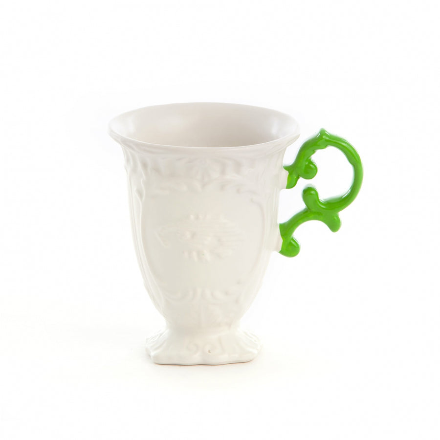 Seletti Porcelain Mug With Coloured Handle