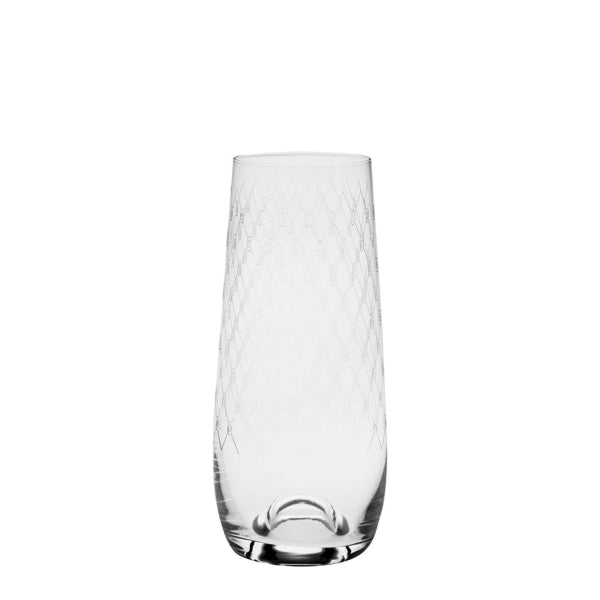Engraved Stemless Champagne Glass
