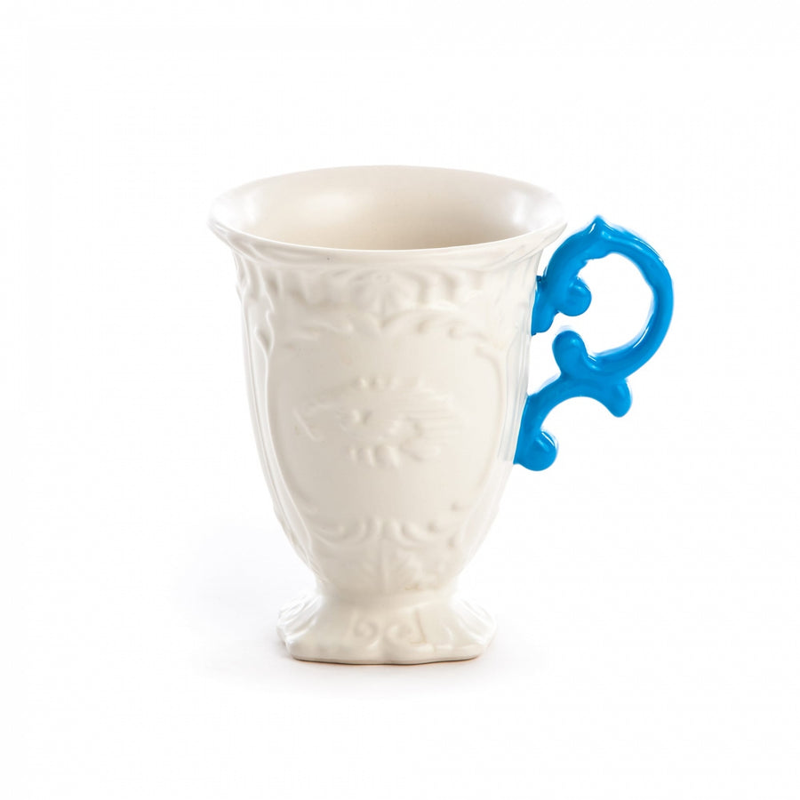 Seletti Porcelain Mug With Coloured Handle